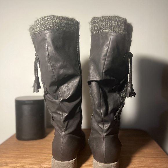 LUKEES BY MUK LUKS BIANCA BEVERLY BOOT Tall Sweater Boots - Picture 5 of 6